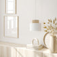 TK Lighting DUO WHITE JUTA 200