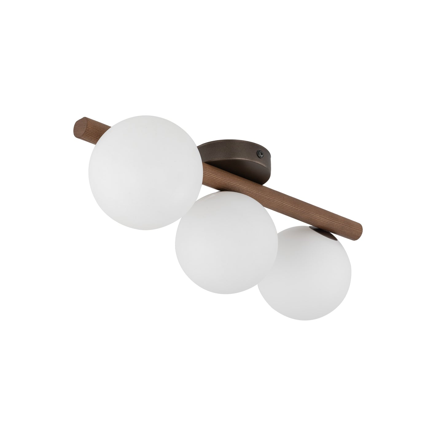 TK Lighting ESTERA WOOD WALNUT 3 kúlur.