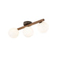 TK Lighting ESTERA WOOD WALNUT 3 kúlur.