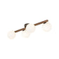 TK Lighting ESTERA WOOD WALNUT 4 kúlur.