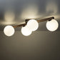 TK Lighting ESTERA WOOD WALNUT 4 kúlur.