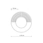 TK Lighting LUNAR WOOD KINKIET 250mm
