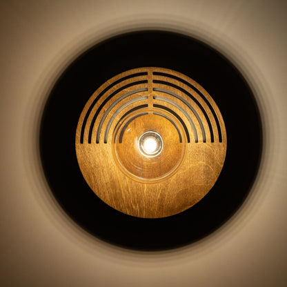 TK Lighting LUNAR WOOD KINKIET 300mm