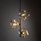 TK Lighting LAVA BROWN HANGING 3xG9
