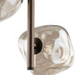 TK Lighting LAVA BROWN HANGING 3xG9