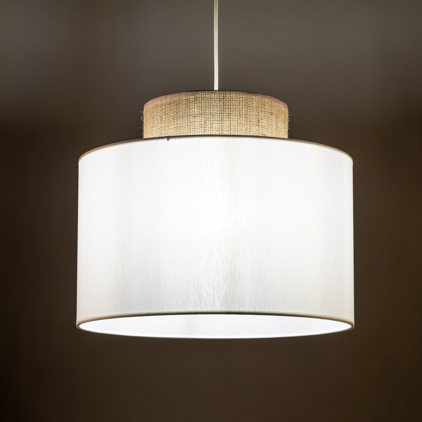 TK Lighting DUO WHITE JUTA 200