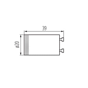 Kanlux pera T8 LED startari