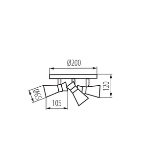 Kanlux MILENO EL-3O