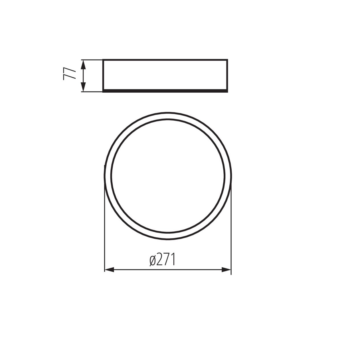 Kanlux JASMIN 270 Gyllt Eik