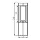 Kanlux Pevo IP44 50cm hár