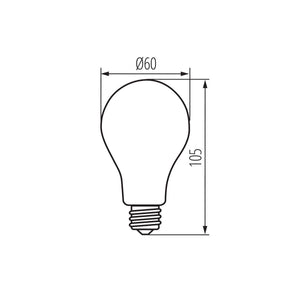 Kanlux pera XLEDIMW A60 E27 7W 2700K