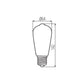 Kanlux pera XLEDIM ST64 E27 7W 2500K