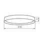 Kanlux Soln LED 17,5W 4000K Svart/gyllt