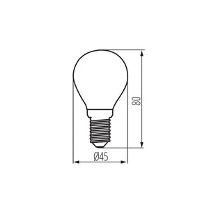 Kanlux pera XLEDEX G45 E14 3,8W 2700K