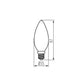 Kanlux pera XLED W C35 E14 4,5W 2700K