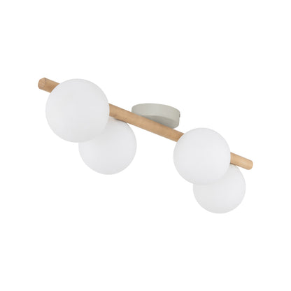 TK Lighting ESTERA WOOD 4 kúlur