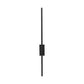 TK Lighting FLASH BLACK KINKIET 1 LED M