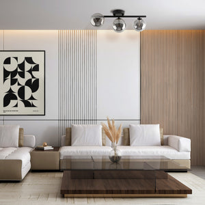 TK Lighting ESTERA BLACK 3 kúlur