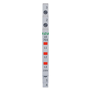 FiF Gaumljós LK-703R 230V á dinskinnu