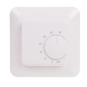 FiF Hitaskynjarji í veggdós 5+35°C 230V 16A 1NO/NC