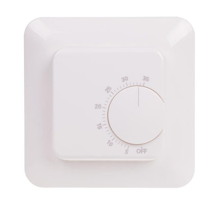 FiF Hitaskynjarji í veggdós 5+35°C 230V 16A 1NO/NC