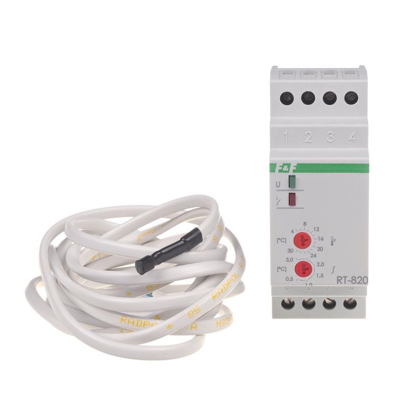 FiF hitaskynjarji 4+30°C 230V 16A 1NO/NC