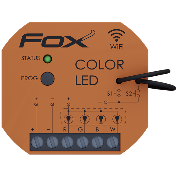 Fif Wifi LED lita stýring RGBW-P