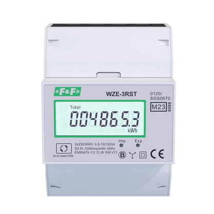 FiF Orkumælir WZE-3 80A með reset takka.