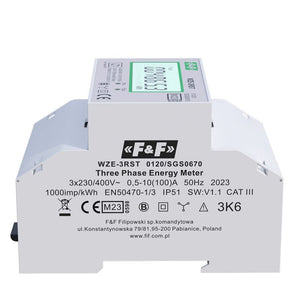 FiF Orkumælir WZE-3 80A með reset takka.