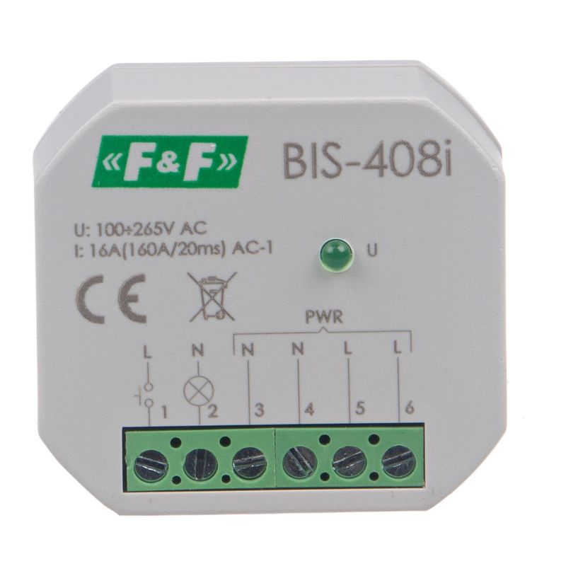 FiF spóla í rofadós fyrir LED ljós. ON/OFF 16A