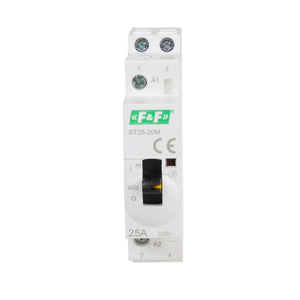 FiF Spólurofi 230V 2NO 25A með auto takka.