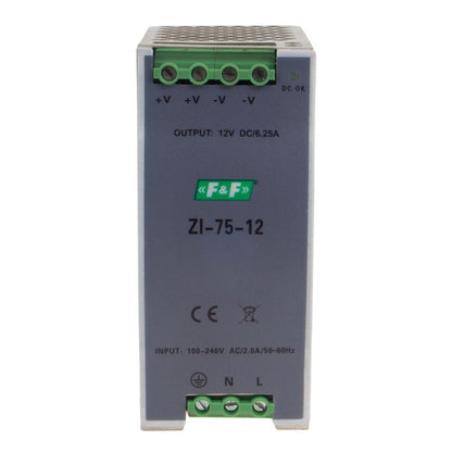 FiF Spennugjafi pulse 230V í 12V Afl 75W